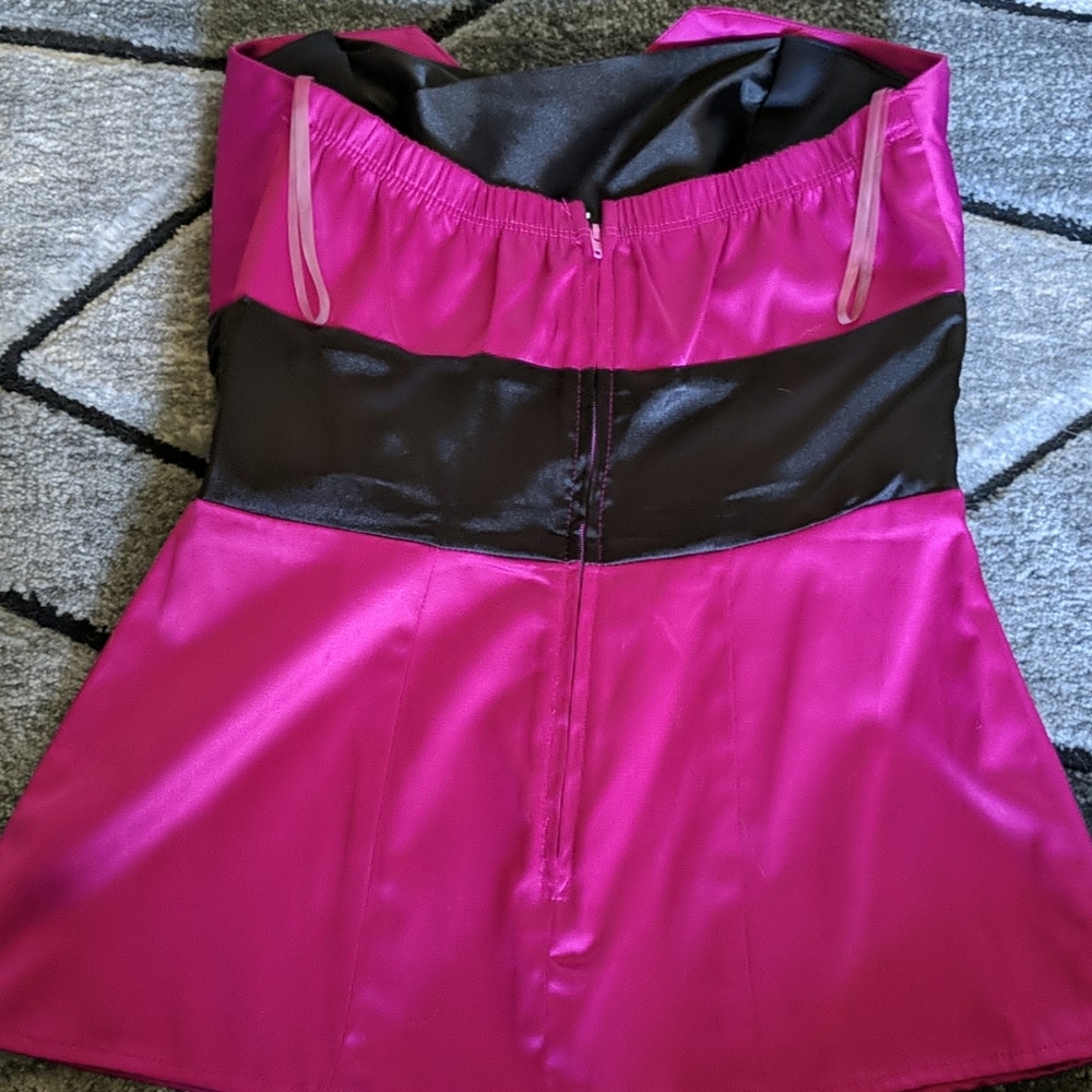 Fancy strapless blouse - Picture 3 of 4